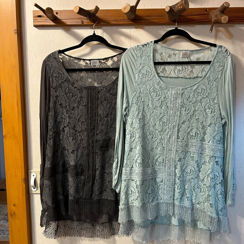 Two Cupid Brand Women’s Tops. size XL.